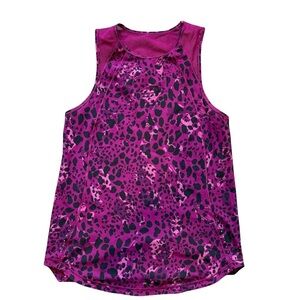 Lululemon Athletica Pink and Purple Sculpt Tank Top